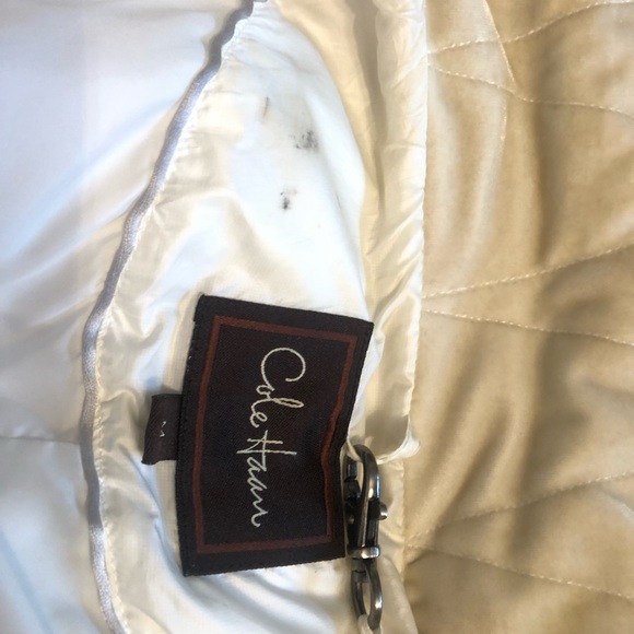 White Cole Haan winter coat with storage bag - Picture 13 of 13